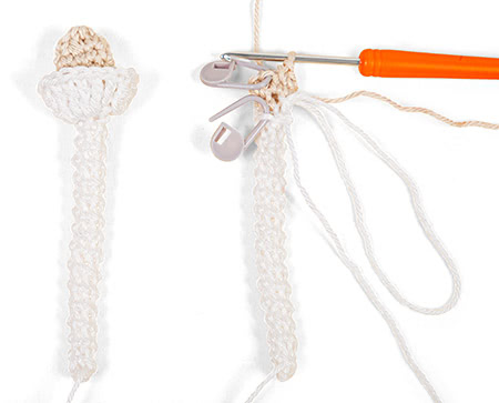 Vampir-Amigurumi häkeln - Schritt 4 Vampir-Amigurumi häkeln - Schritt 4