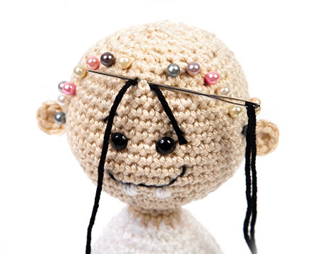 Vampir-Amigurumi häkeln - Schritt 10 Vampir-Amigurumi häkeln - Schritt 10