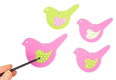 Tischkartenhalter in Vogelform - Schritt 7