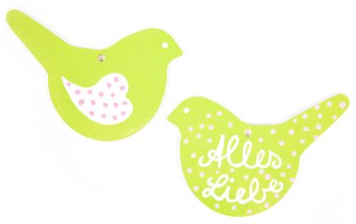 Tischkartenhalter in Vogelform - Schritt 10