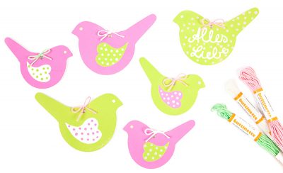 Tischkartenhalter in Vogelform - Schritt 11