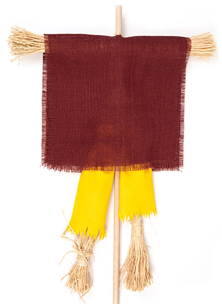 Vogelscheuche basteln - Schritt 14