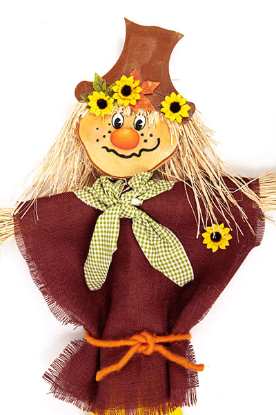 Vogelscheuche basteln - Schritt 19