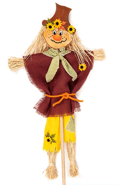 Vogelscheuche basteln - Schritt 21