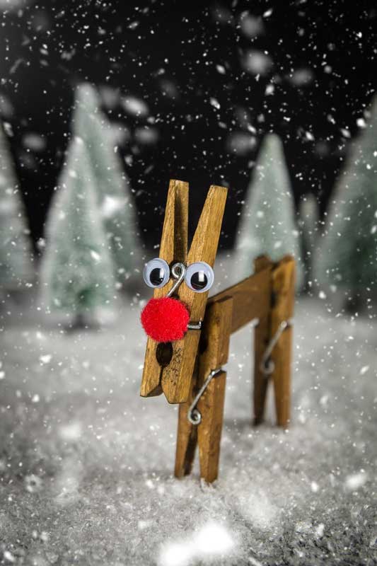 Wäscheklammer Rentier Schmuckbild 2