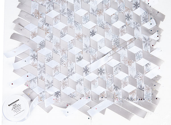 Wandbild aus Bändern weben - Schritt 8 Wandbild aus Bändern weben - Schritt 8