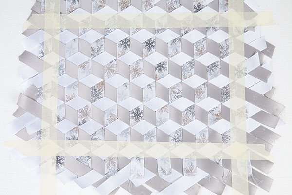 Wandbild aus Bändern weben - Schritt 10 Wandbild aus Bändern weben - Schritt 10