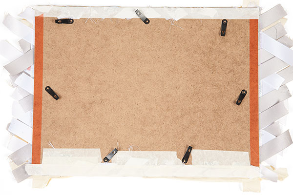 Wandbild aus Bändern weben - Schritt 14 Wandbild aus Bändern weben - Schritt 14