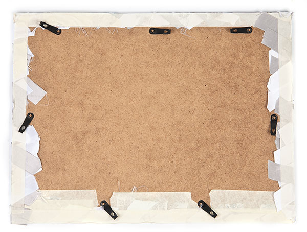 Wandbild aus Bändern weben - Schritt 15 Wandbild aus Bändern weben - Schritt 15