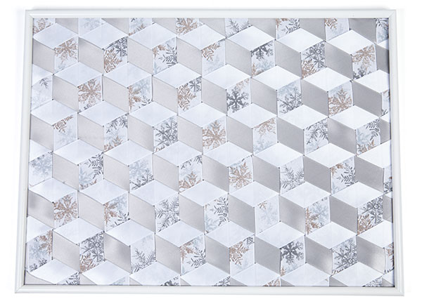 Wandbild aus Bändern weben - Schritt 16 Wandbild aus Bändern weben - Schritt 16