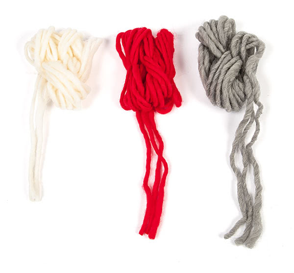 Weihnachtswichtel basteln - Schritt 1