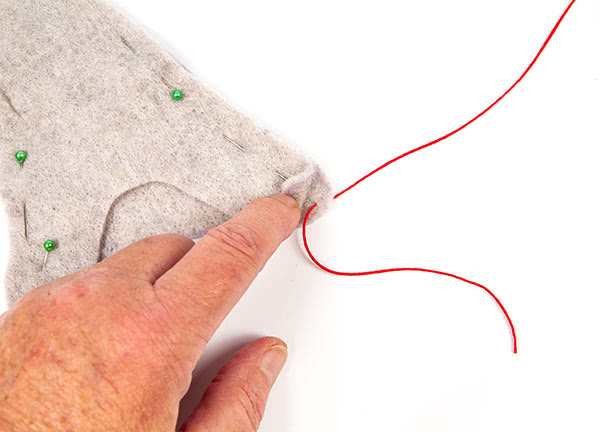 Weihnachtswichtel basteln - Schritt 14