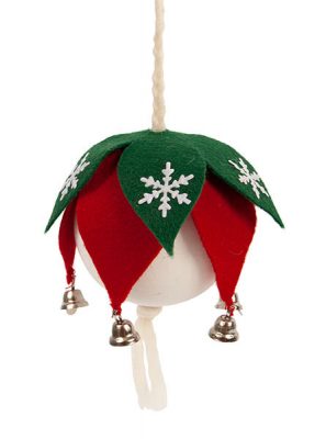 Winterkinder mit Filzkleid basteln - Schritt 14