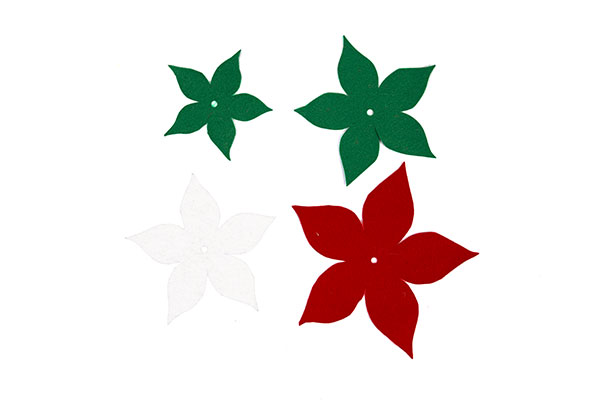 Winterkinder mit Filzkleid basteln - Schritt 7