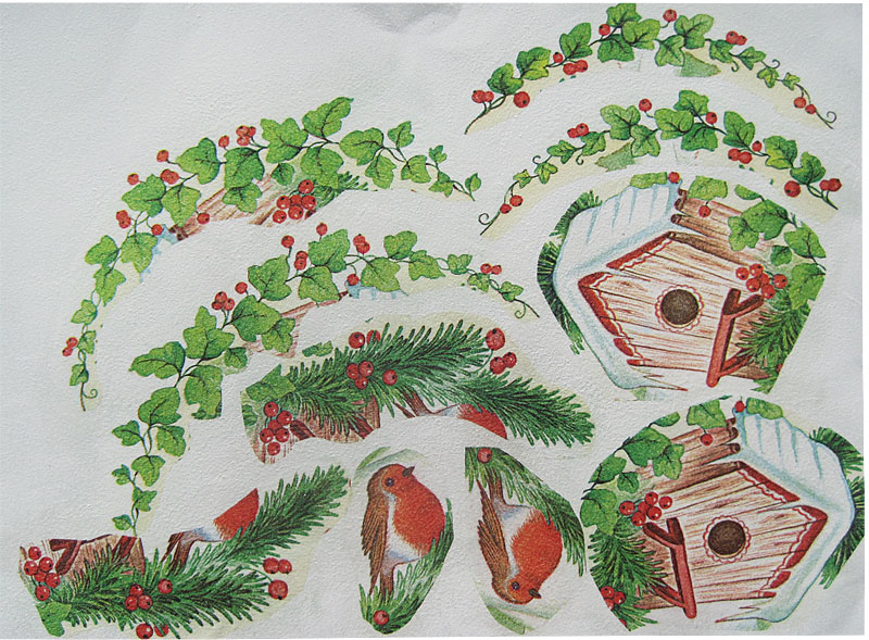 Winterliche Kunststoffkugel Schritt 3