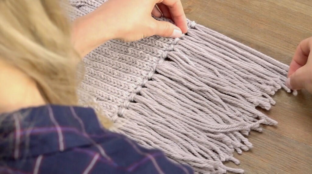 Videoanleitung Fransen häkeln